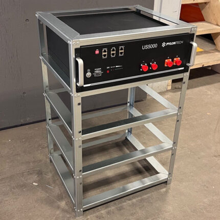Elios Pylontech Battery Rack for 4 X US5000 | Galvanized steel